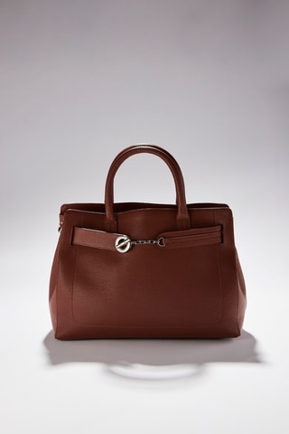 Sac à main en cuir Paris - Marron