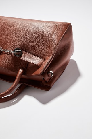 Sac à main en cuir Paris - Marron