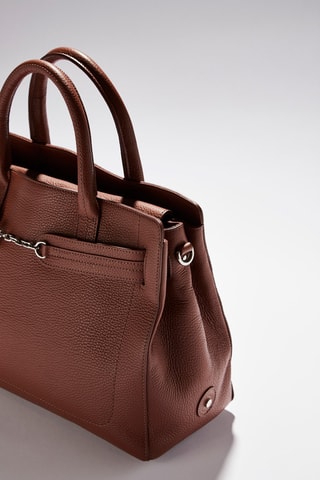 Sac à main en cuir Paris - Marron