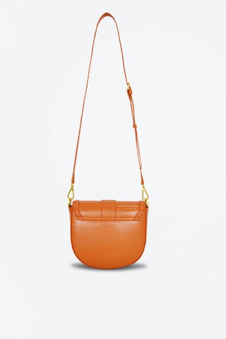 Sac bandoulière en cuir Bella - Orange