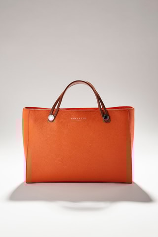 Sac à main en cuir Fidèle - Orange