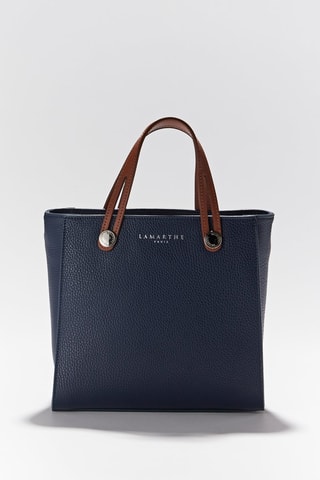 Cabas en cuir Fidèle - Bleu