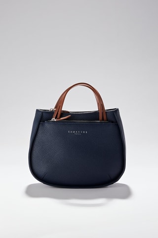 Sac à main S en cuir Fidèle - Bleu
