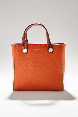 Sac à main en cuir Fidèle - Orange