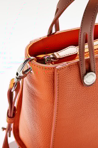 Sac à main en cuir Fidèle - Orange