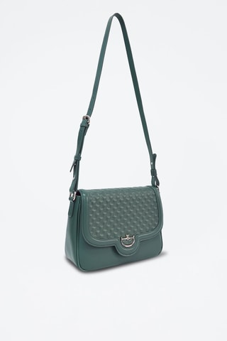 Sac bandoulière en cuir Séduction -Vert foncé - Vert