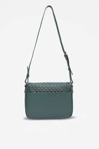 Sac bandoulière en cuir Séduction -Vert foncé - Vert