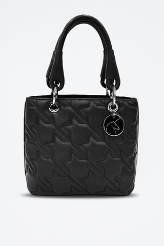 Sac à main en cuir Stella - Noir