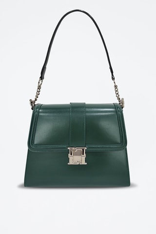 Sac bandoulière en cuir Bella - Vert