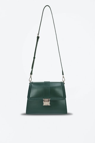Sac bandoulière en cuir Bella - Vert