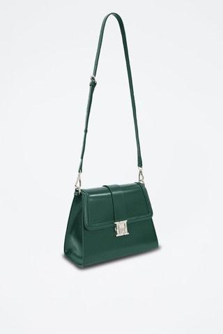 Sac bandoulière en cuir Bella - Vert