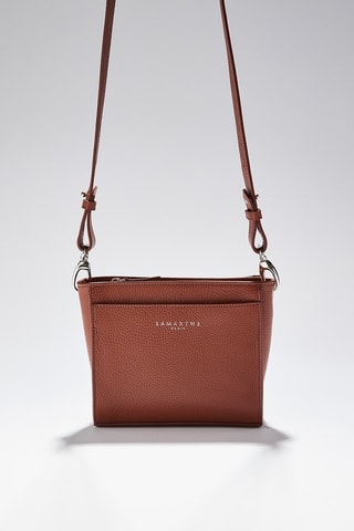 Sac bandoulière en cuir Fidèle - Marron