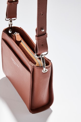 Sac bandoulière en cuir Fidèle - Marron