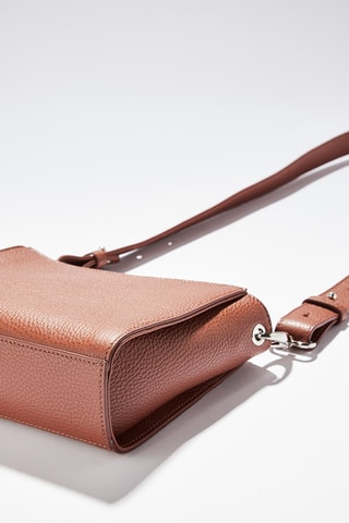 Sac bandoulière en cuir Fidèle - Marron