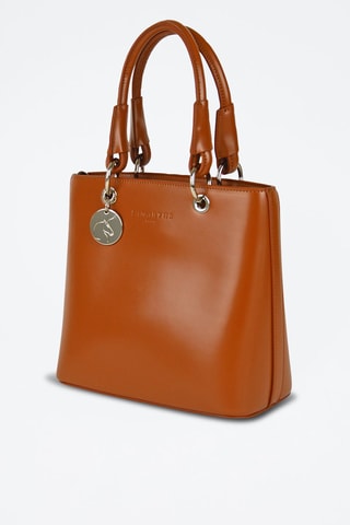 Sac à main en cuir Caprice - Marron