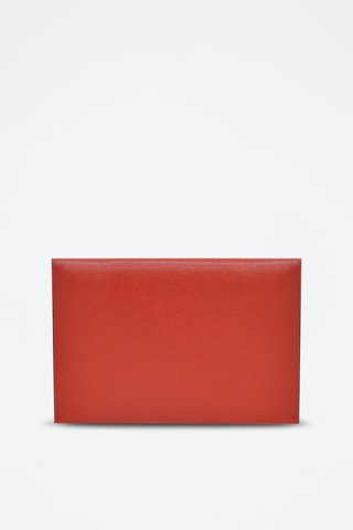 Pochette en cuir Glamour - Rouge