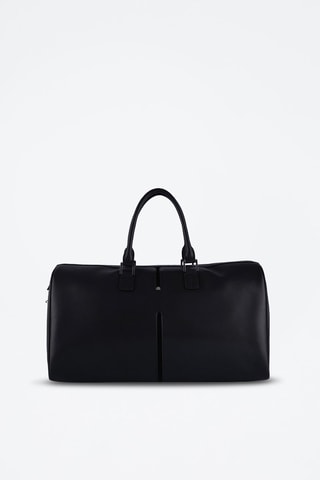 Sac de voyage en cuir 48h Concorde - Noir