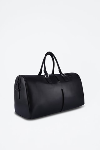 Sac de voyage en cuir 48h Concorde - Noir