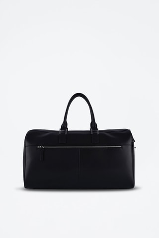 Sac de voyage en cuir 48h Concorde - Noir