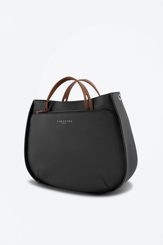 Sac à main en cuir L Fidèle  - Noir