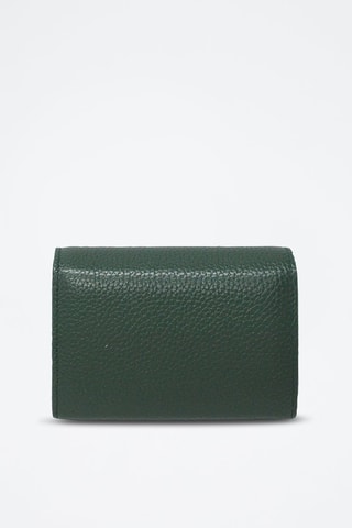 Portefeuille en cuir Ambre - Vert