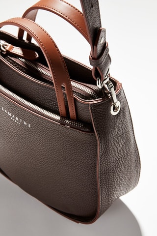 Sac à main S en cuir Fidèle - Marron
