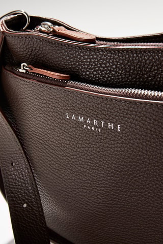 Sac à main S en cuir Fidèle - Marron