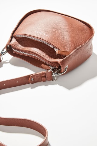 Sac à main en cuir S Fidèle - Marron