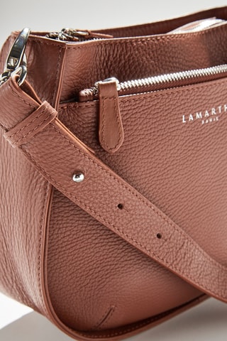 Sac à main en cuir S Fidèle - Marron