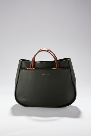 Sac à main en cuir Fidèle - Vert