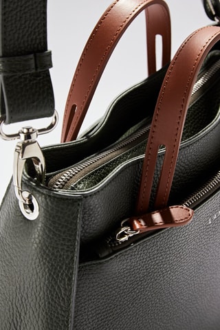 Sac à main en cuir Fidèle - Vert