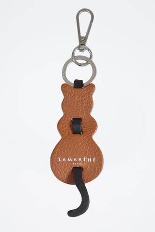 Porte-clés en cuir Charms - Marron