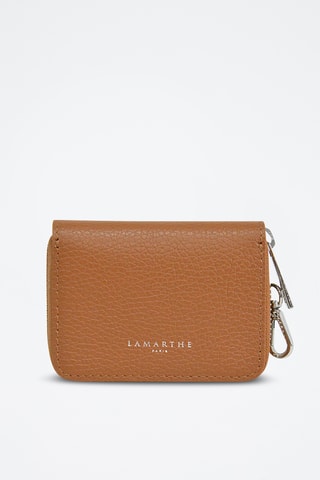 Porte-cartes en cuir Saphir - Marron