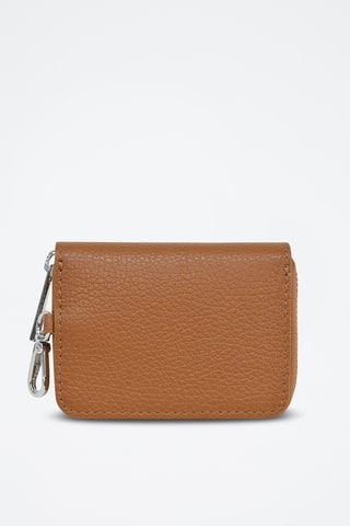 Porte-cartes en cuir Saphir - Marron