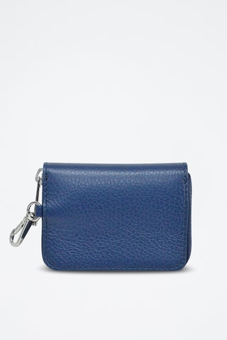 Porte-cartes en cuir Saphir - Bleu marine