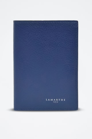 Porte-passeport en cuir Saphir