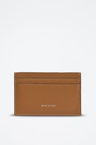 Porte-cartes en cuir Saphir - Marron