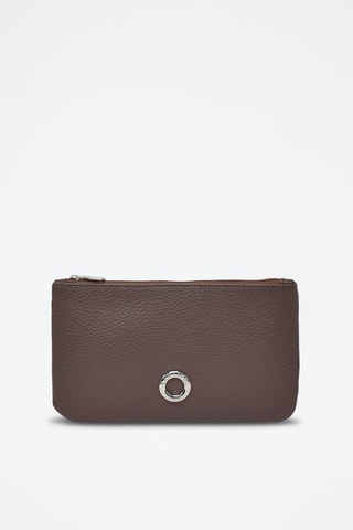 Pochette en cuir Prestige - Marron
