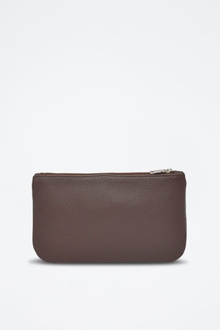 Pochette en cuir Prestige - Marron