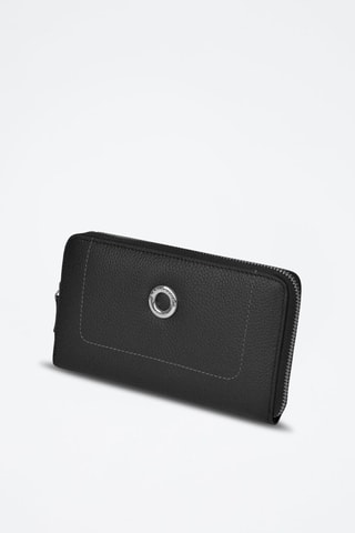 Portefeuille en cuir Paris - Noir