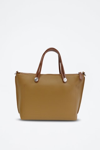 Cabas en cuir Fidele - Camel