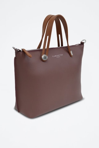 Cabas en cuir Fidele - Violet