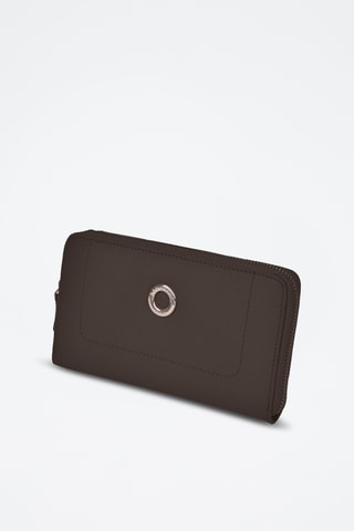 Portefeuille en cuir Paris - Marron