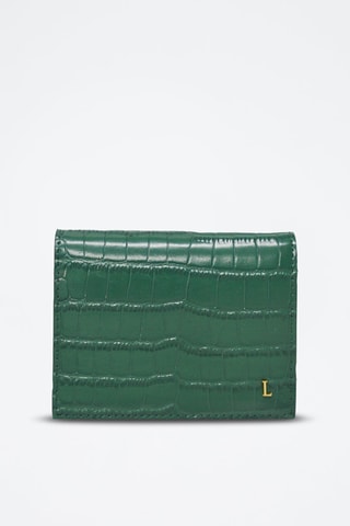 Portefeuille en cuir Saphir - Vert