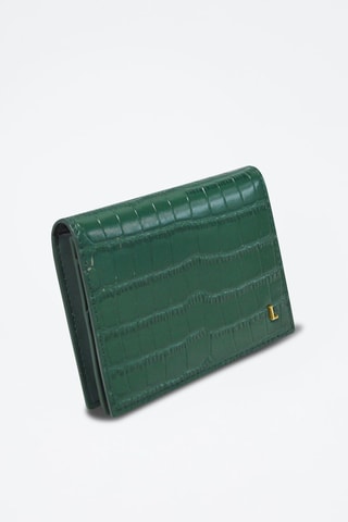 Portefeuille en cuir Saphir - Vert