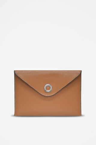 Pochette en cuir Glamour - Marron