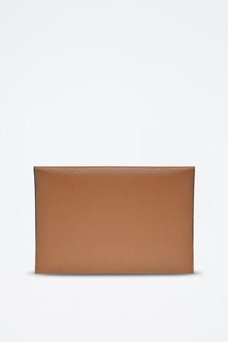 Pochette en cuir Glamour - Marron