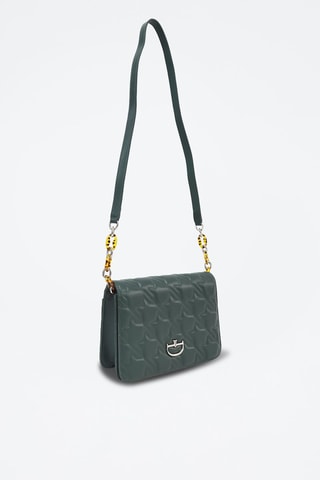 Sac bandoulière en cuir Mia - Vert