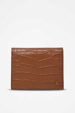 Portefeuille en cuir Saphir - Marron