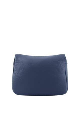 Sac bandoulière en cuir Paris - Bleu